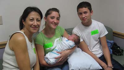 Donna, Sara, Coy & Baby Coy